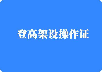 美女被大几把爆操插爽的视频网站免费登高架设操作证